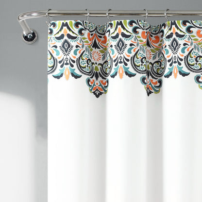 The Curated Nomad Lyon Damask Shower Curtain