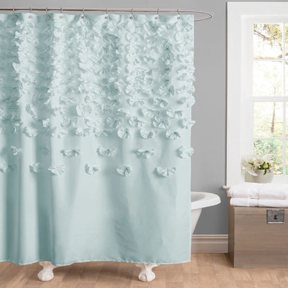 The Gray Barn Dogwood Ivory Shower Curtain