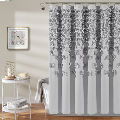 The Gray Barn Dogwood Ivory Shower Curtain