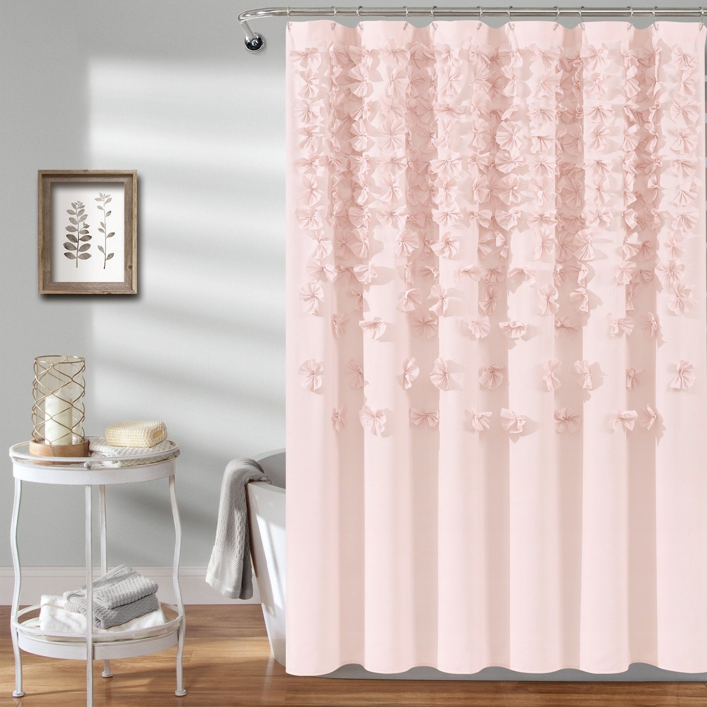 The Gray Barn Dogwood Ivory Shower Curtain