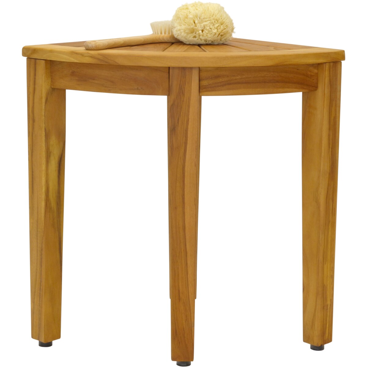 The Original Kai Corner Teak Shower Bench
