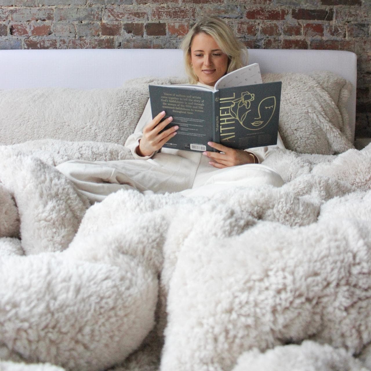 The Original Plush - Coma Inducer® Oversized Comforter - White Sand