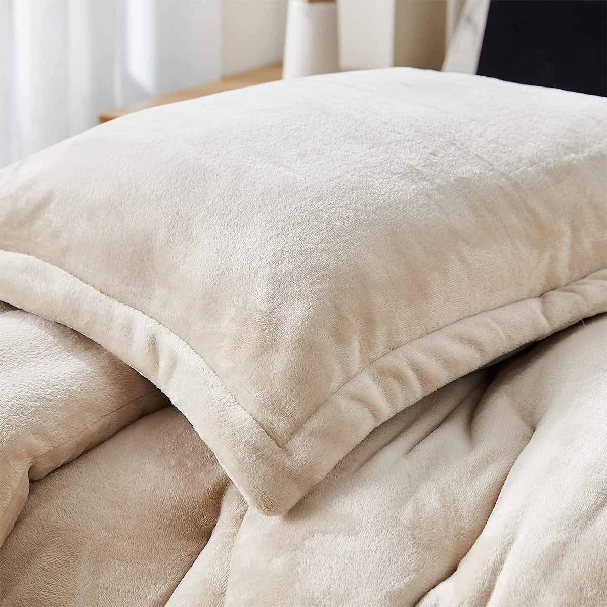 Thicker Than Thick® - Coma Inducer® Oversized Comforter Set - Standard Plush Filling - Birch