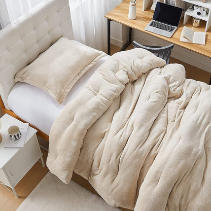 Thicker Than Thick® - Coma Inducer® Oversized Comforter Set - Standard Plush Filling - Birch