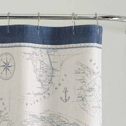 Tommy Bahama Caribbean Sea Shower Curtain