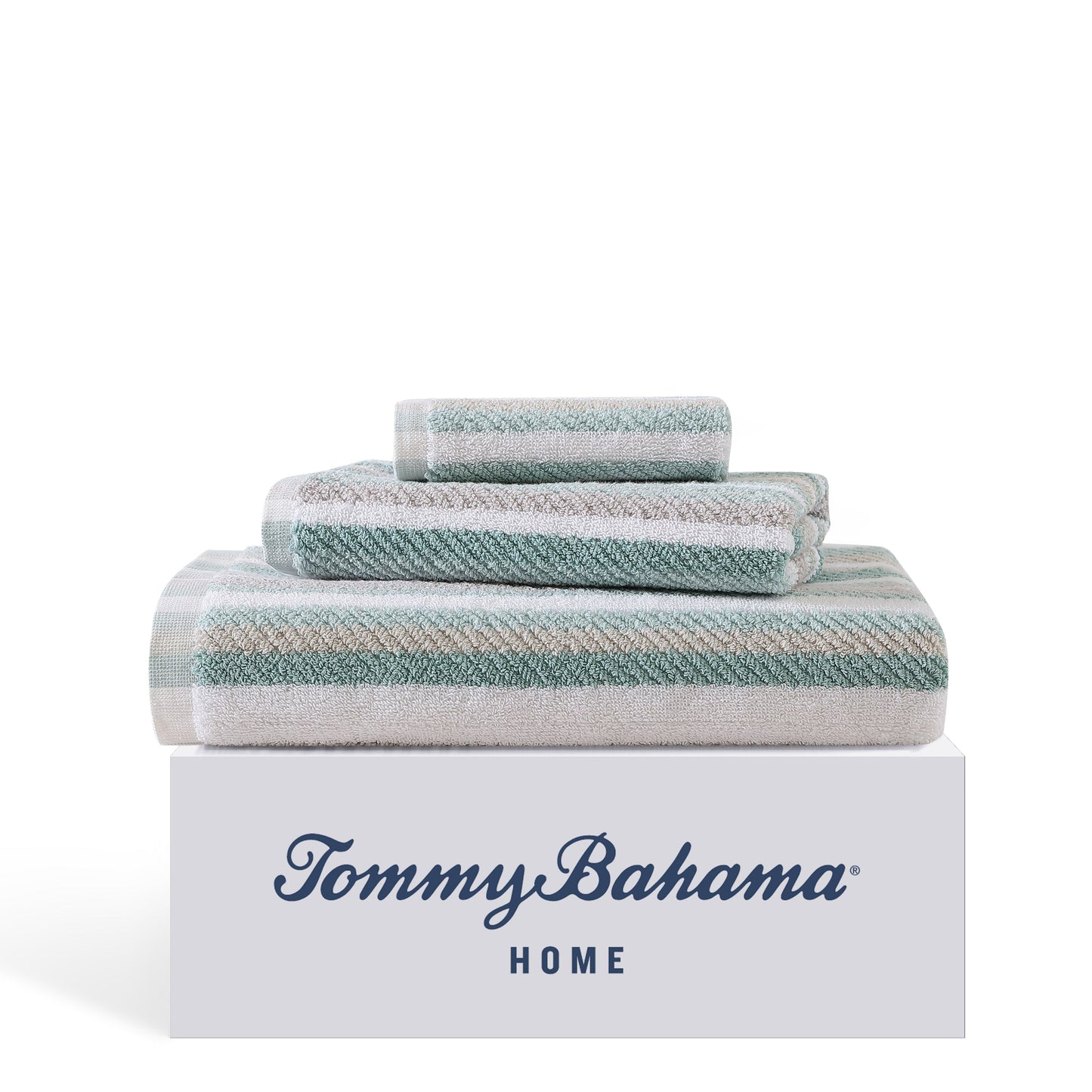 Tommy Bahama Ocean Bay Stripe Cotton Terry 3-piece Towel Set