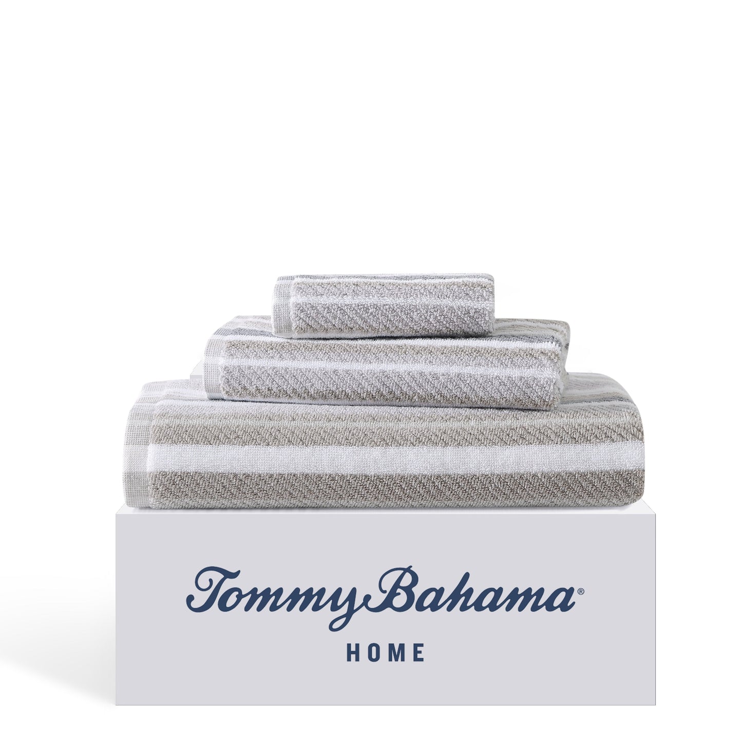 Tommy Bahama Ocean Bay Stripe Cotton Terry 3-piece Towel Set