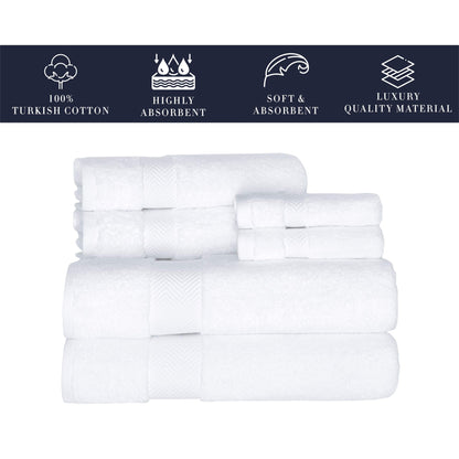 Towels Beyond Becci Turkish Cotton Towel Set & Quick Dry, Ultra Soft, Super Absorbent Bath Towels & Set of 6