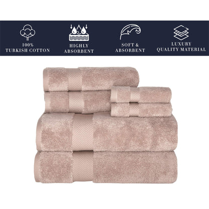 Towels Beyond Becci Turkish Cotton Towel Set & Quick Dry, Ultra Soft, Super Absorbent Bath Towels & Set of 6
