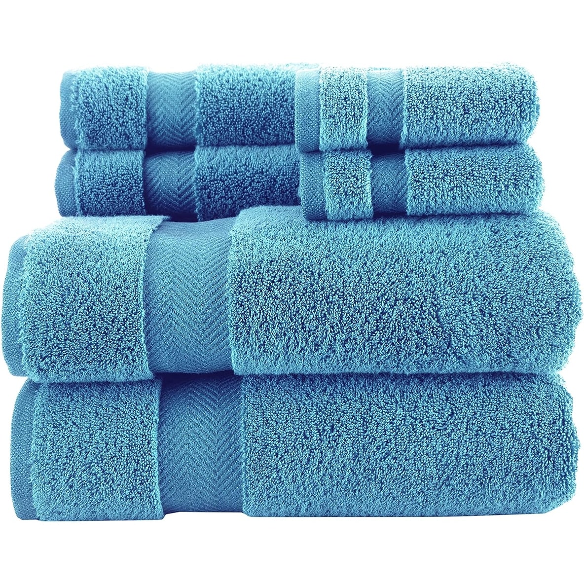 Towels Beyond Becci Turkish Cotton Towel Set & Quick Dry, Ultra Soft, Super Absorbent Bath Towels & Set of 6