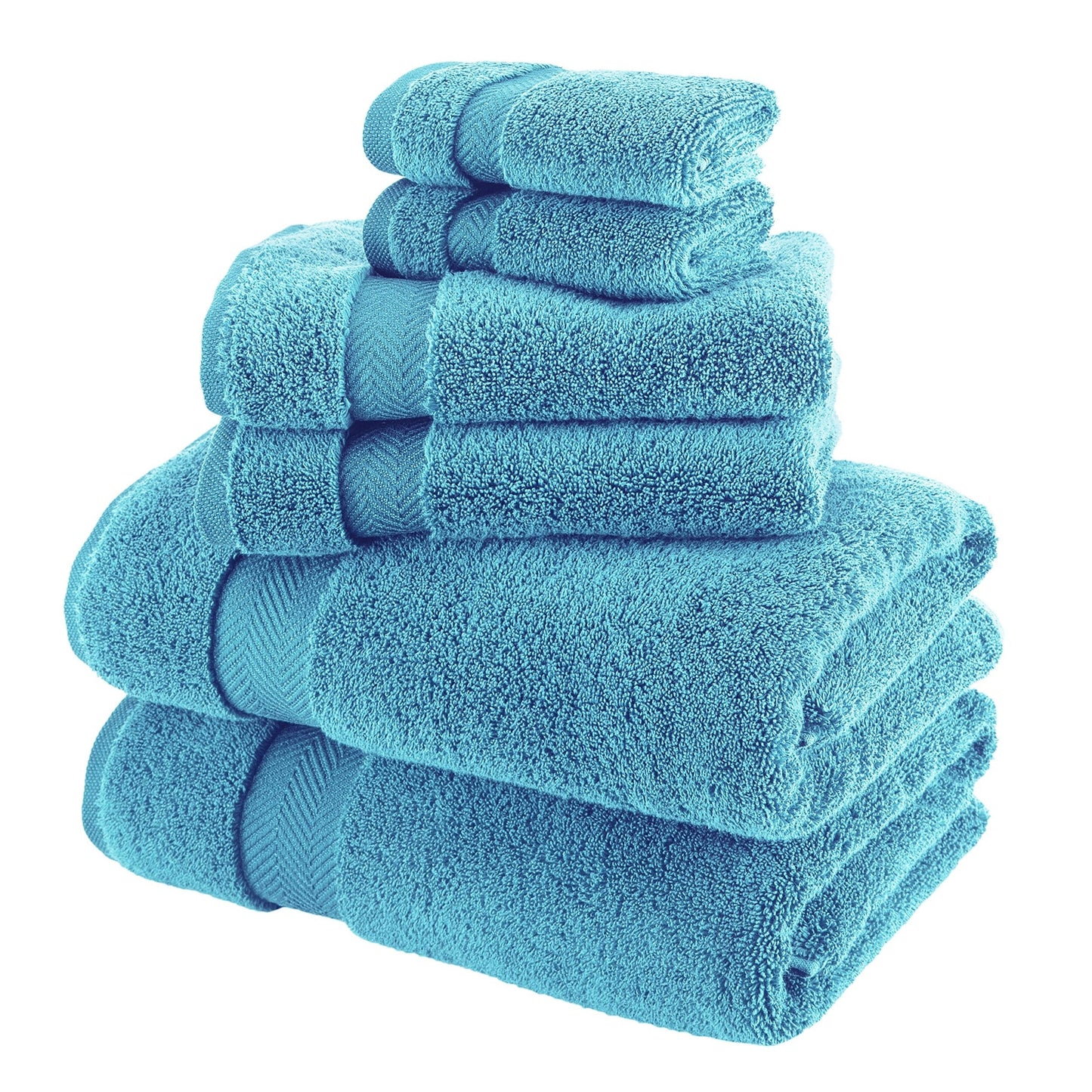 Towels Beyond Becci Turkish Cotton Towel Set & Quick Dry, Ultra Soft, Super Absorbent Bath Towels & Set of 6