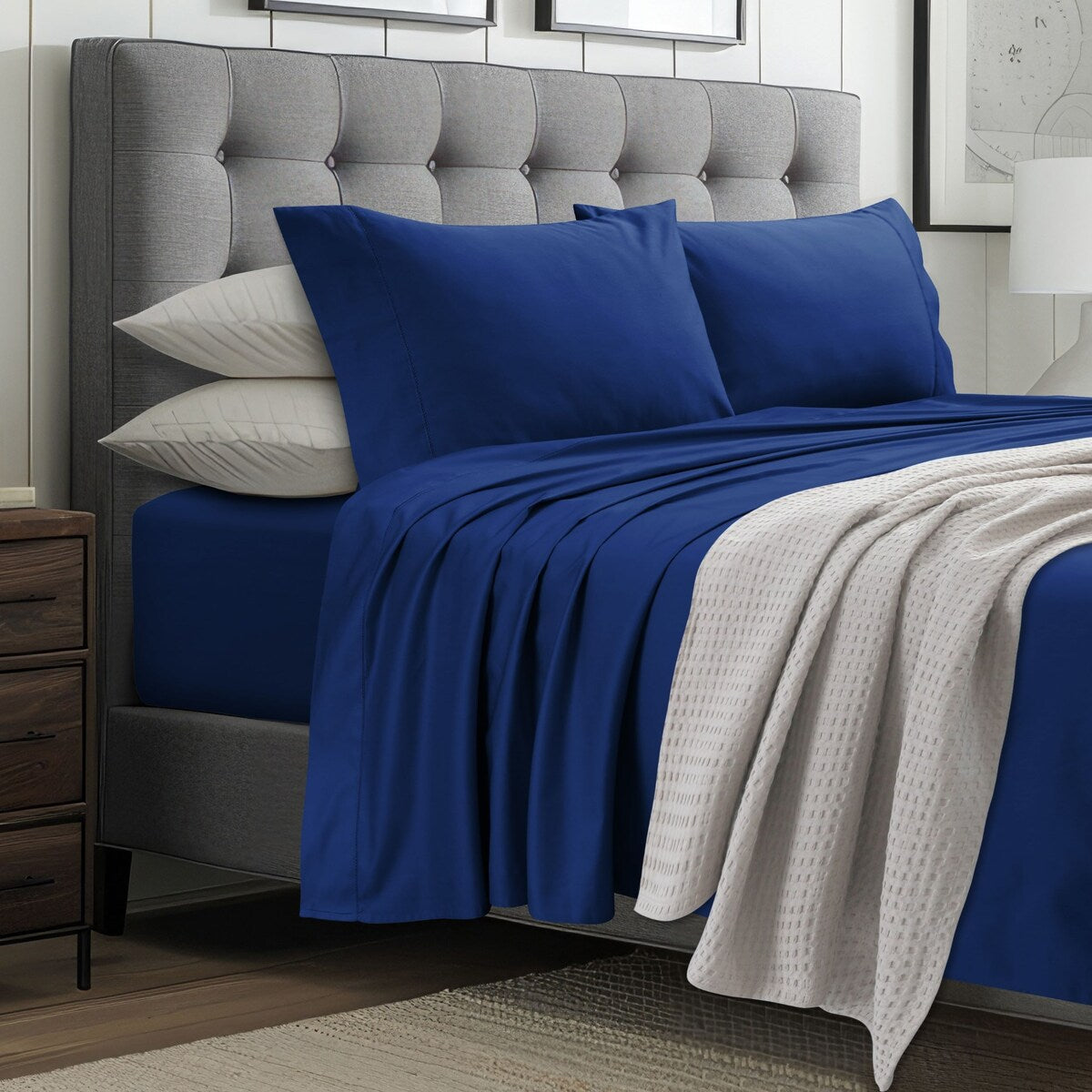 Tribeca Living 1000 Thread Count Egyptian Cotton Pillowcases(Set of 2)