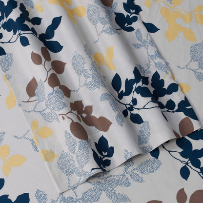 Tribeca Living Cotton Percale Extra-deep Pocket Bedsheet Set w/ Oversize Flat