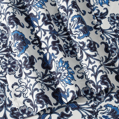 Tribeca Living Cotton Percale Extra-deep Pocket Bedsheet Set w/ Oversize Flat