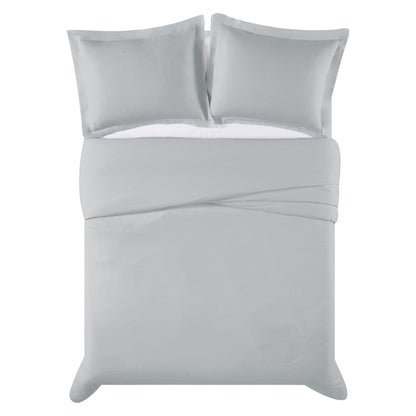 Truly Calm Silver Cool Antimicrobial 3 Piece Duvet Cover Set