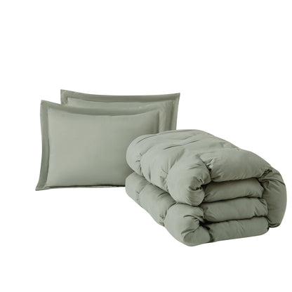 Truly Soft Oversized Puffer 3 Piece Comforter Set