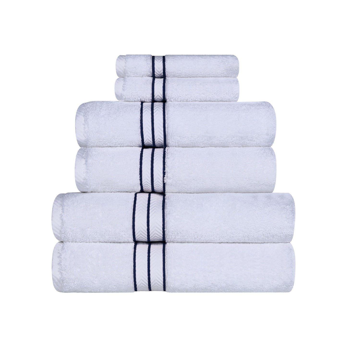 Turkish Cotton 6 Piece Absorbent Heavyweight Towel Set by Superior