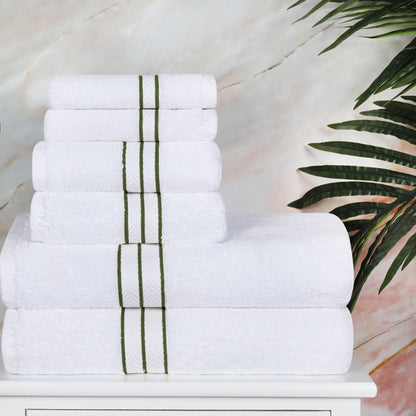 Turkish Cotton 6 Piece Absorbent Heavyweight Towel Set by Superior