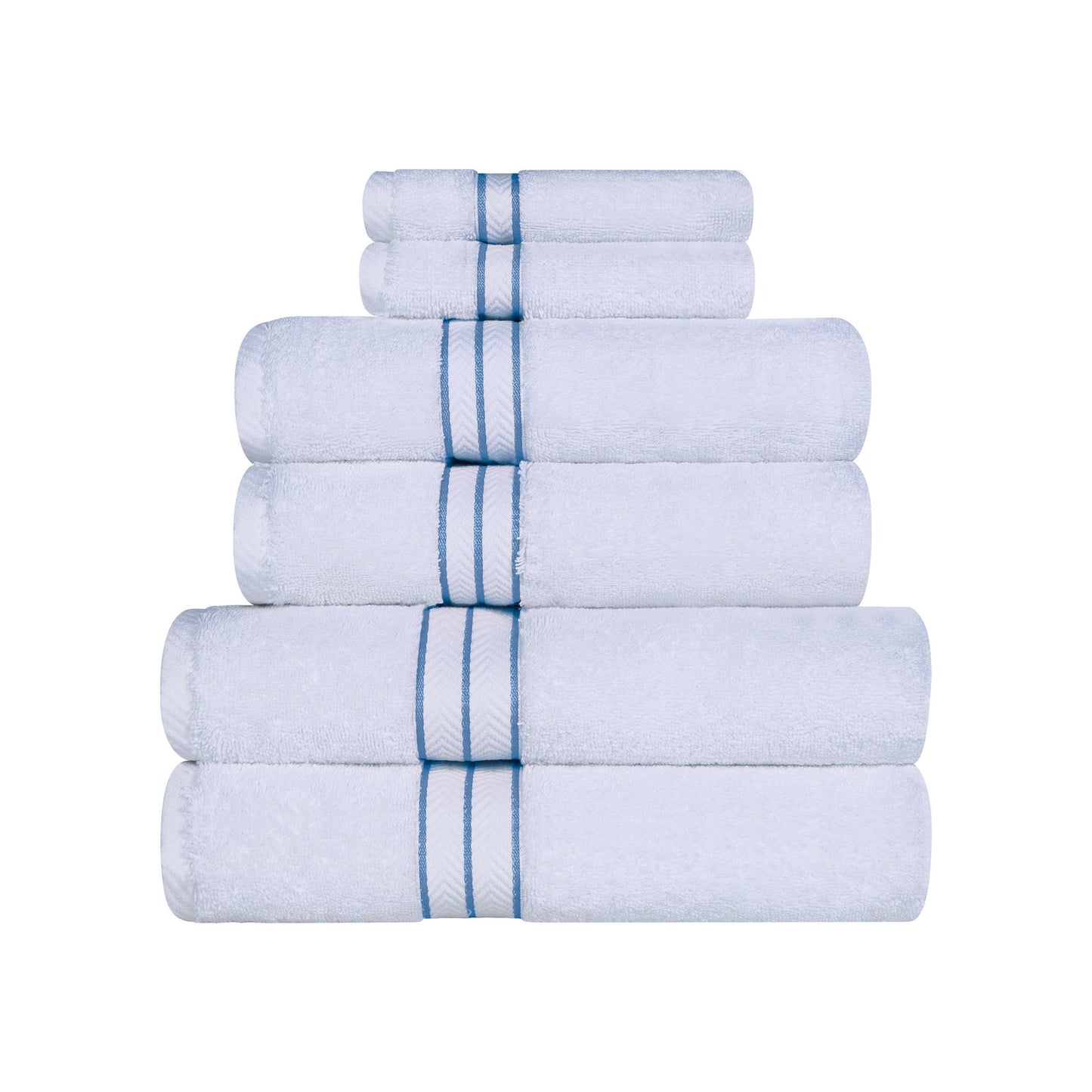 Turkish Cotton 6 Piece Absorbent Heavyweight Towel Set by Superior