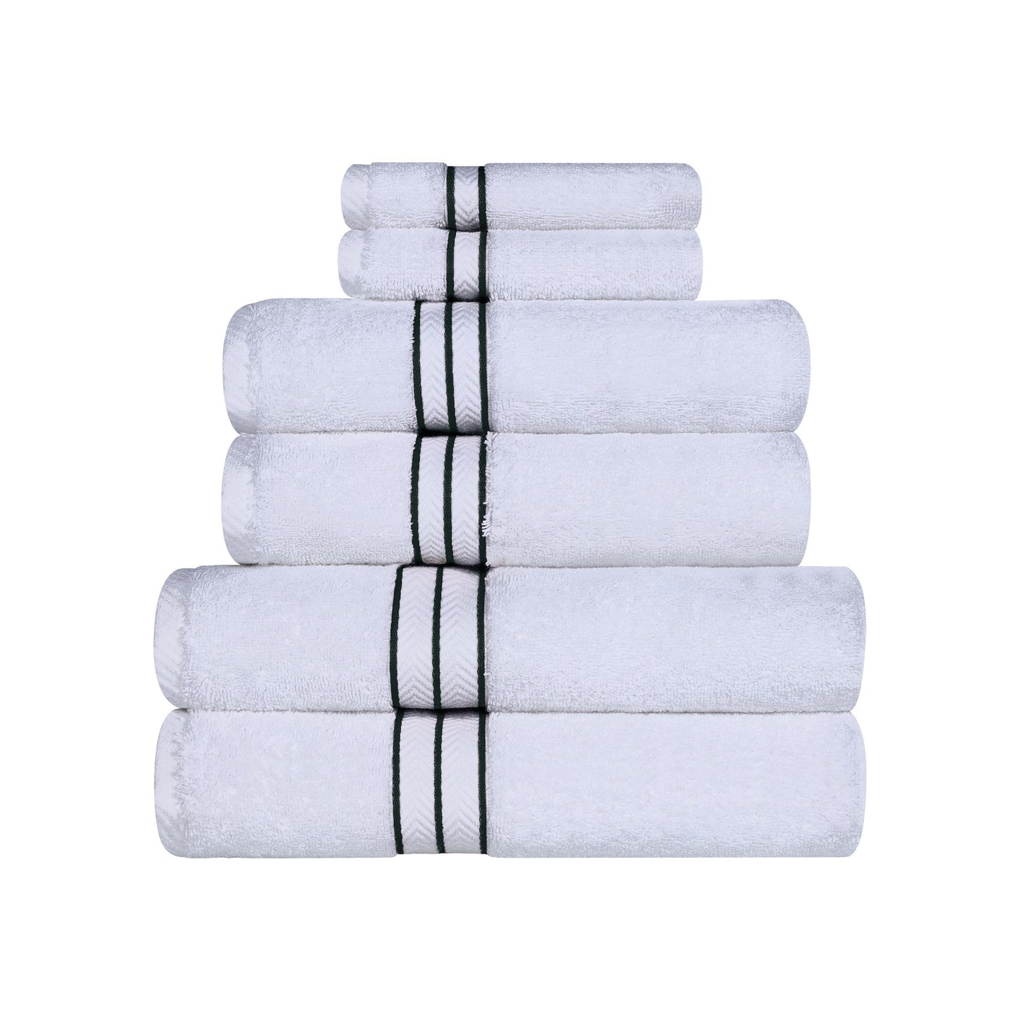 Turkish Cotton 6 Piece Absorbent Heavyweight Towel Set by Superior