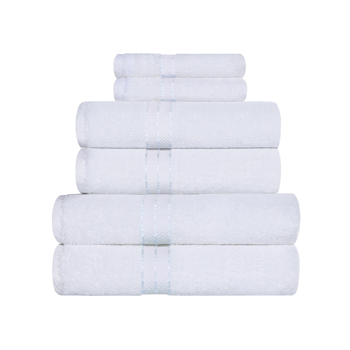 Turkish Cotton 6 Piece Absorbent Heavyweight Towel Set by Superior