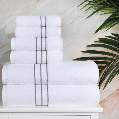 Turkish Cotton 6 Piece Absorbent Heavyweight Towel Set by Superior