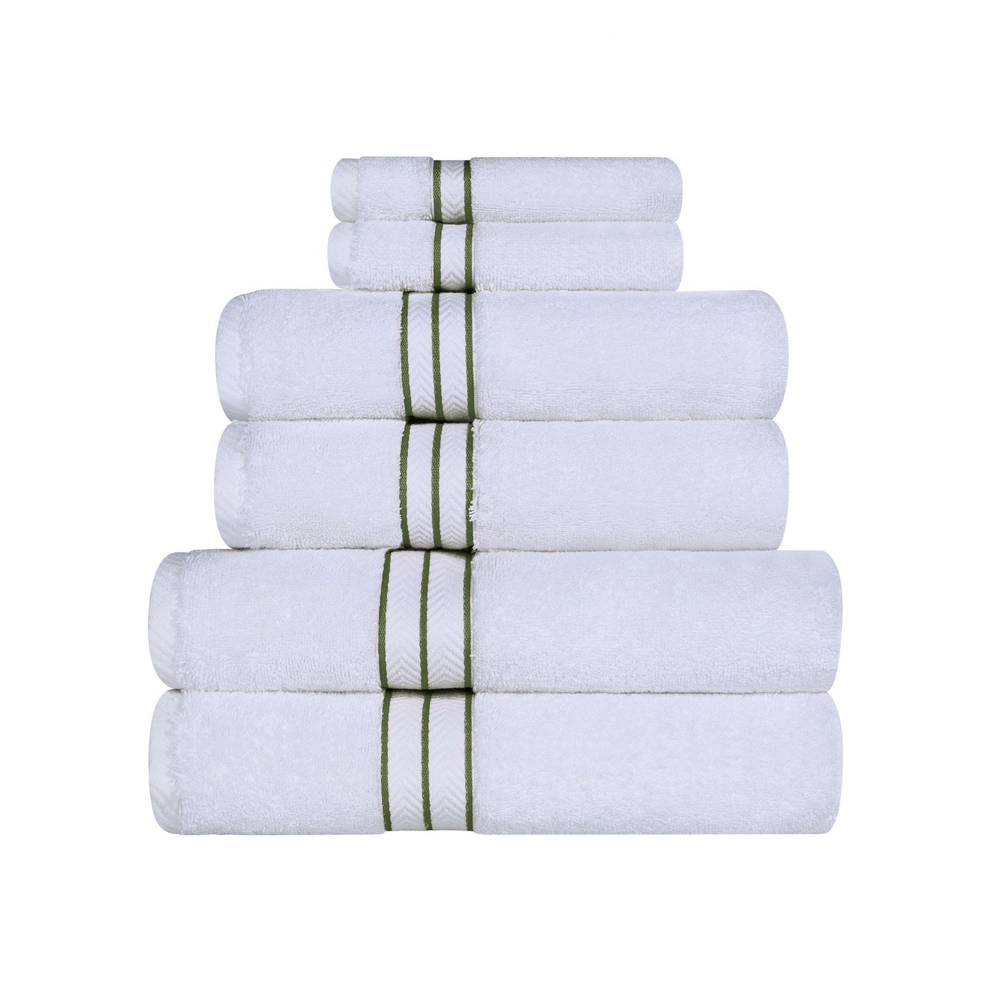 Turkish Cotton 6 Piece Absorbent Heavyweight Towel Set by Superior