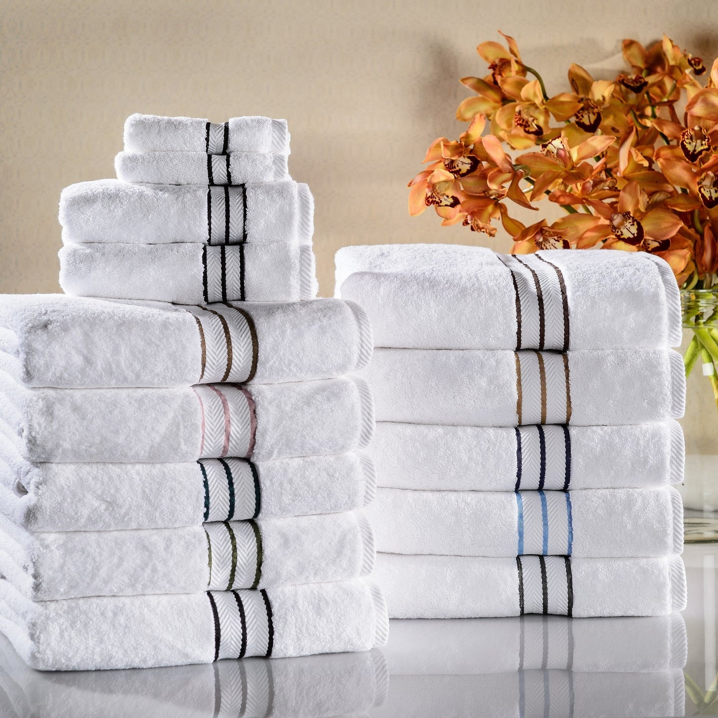 Turkish Cotton 6 Piece Absorbent Heavyweight Towel Set by Superior