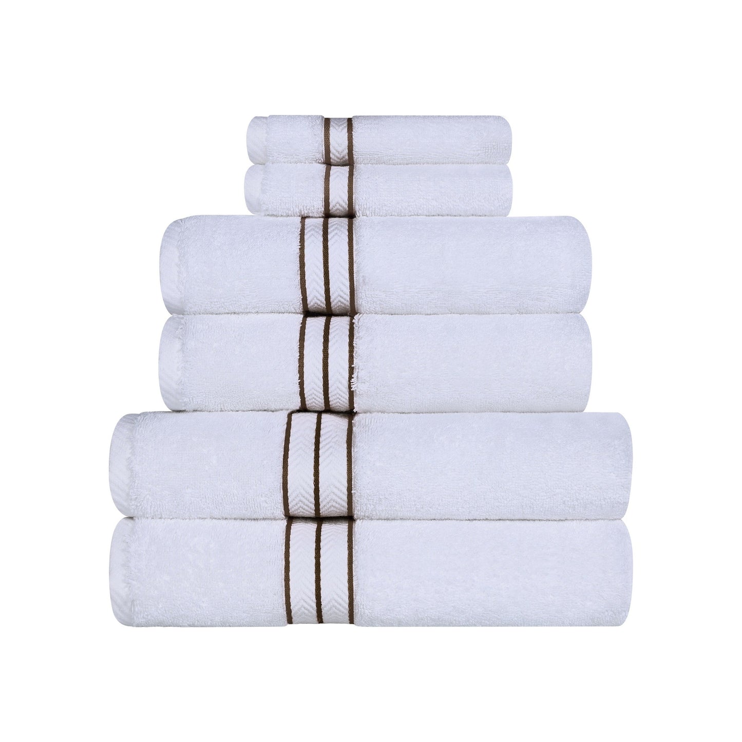 Turkish Cotton 6 Piece Absorbent Heavyweight Towel Set by Superior