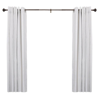 UTOPIA ALLEY Wall Mounted 3/4 Inch Curtain Rod - Adjustable Drapery Rods, Gold Curtain Rods, Bedroom Decorative Curtain Rods