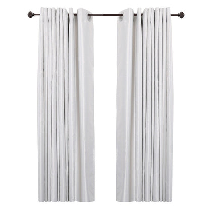 UTOPIA ALLEY Wall Mounted 3/4 Inch Curtain Rod - Adjustable Drapery Rods, Gold Curtain Rods, Bedroom Decorative Curtain Rods