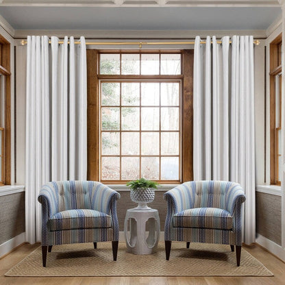 UTOPIA ALLEY Wall Mounted 3/4 Inch Curtain Rod - Adjustable Drapery Rods, Gold Curtain Rods, Bedroom Decorative Curtain Rods