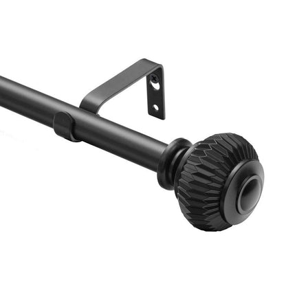 UTOPIA ALLEY Wall Mounted 3/4 Inch Curtain Rod - Adjustable Drapery Rods, Gold Curtain Rods, Bedroom Decorative Curtain Rods