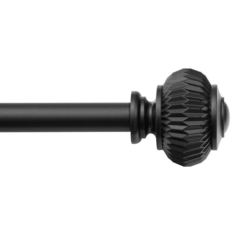 UTOPIA ALLEY Wall Mounted 3/4 Inch Curtain Rod - Adjustable Drapery Rods, Gold Curtain Rods, Bedroom Decorative Curtain Rods