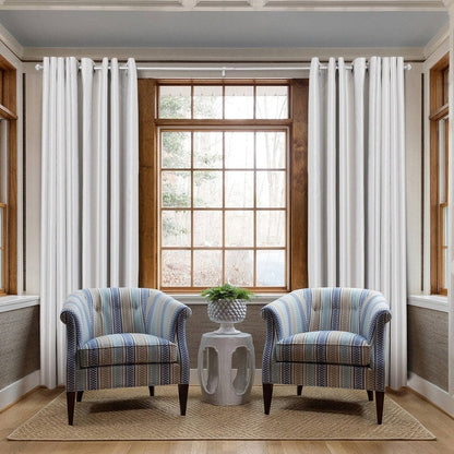 UTOPIA ALLEY Wall Mounted 3/4 Inch Curtain Rod - Adjustable Drapery Rods, Gold Curtain Rods, Bedroom Decorative Curtain Rods