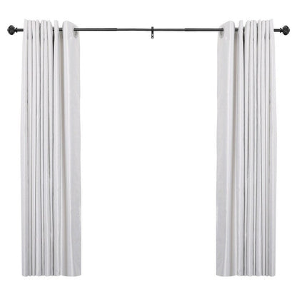 UTOPIA ALLEY Wall Mounted 3/4 Inch Curtain Rod - Adjustable Drapery Rods, Gold Curtain Rods, Bedroom Decorative Curtain Rods