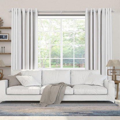 UTOPIA ALLEY Wall Mounted 3/4 Inch Curtain Rod - Adjustable Drapery Rods, Gold Curtain Rods, Bedroom Decorative Curtain Rods