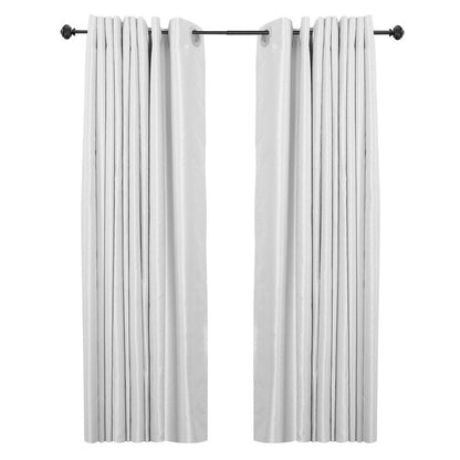 UTOPIA ALLEY Wall Mounted 3/4 Inch Curtain Rod - Adjustable Drapery Rods, Gold Curtain Rods, Bedroom Decorative Curtain Rods