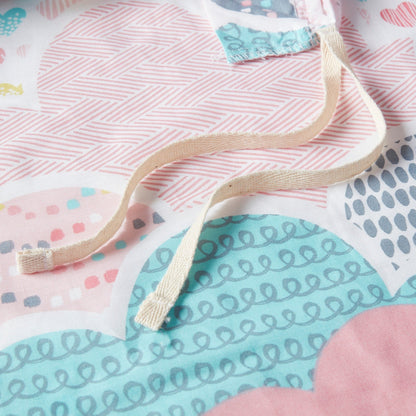 Intelligent Design Kids Bliss Pink Cotton Printed 5-piece Duvet Cover Set