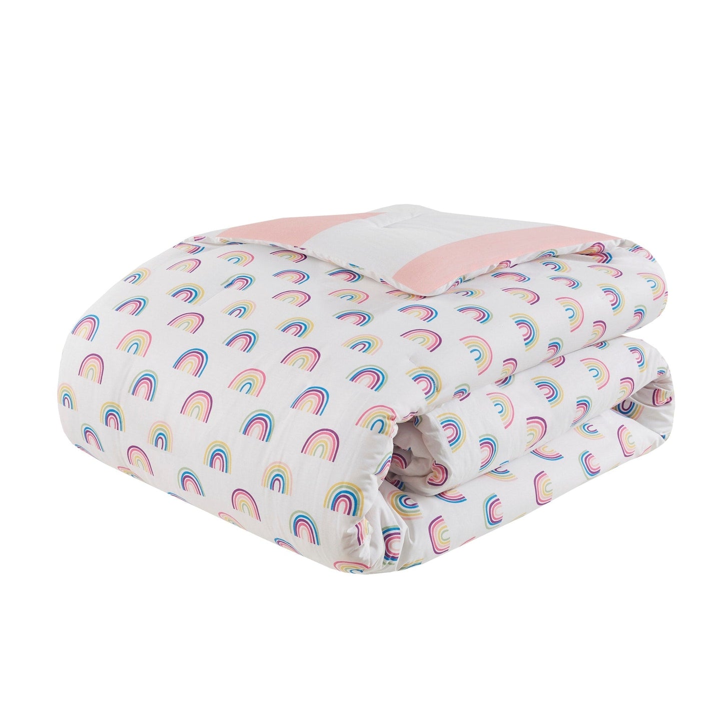 Intelligent Design Kids Dakota Cotton Cabana Stripe Reversible Comforter Set