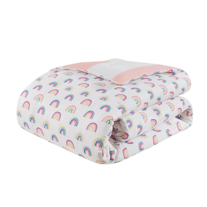 Intelligent Design Kids Dakota Cotton Cabana Stripe Reversible Comforter Set