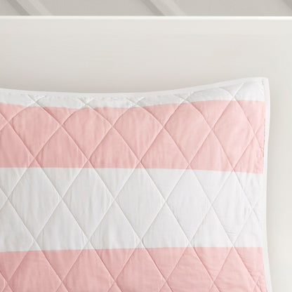 Urban Habitat Kids Dakota Cotton Cabana Stripe Reversible Quilt Set