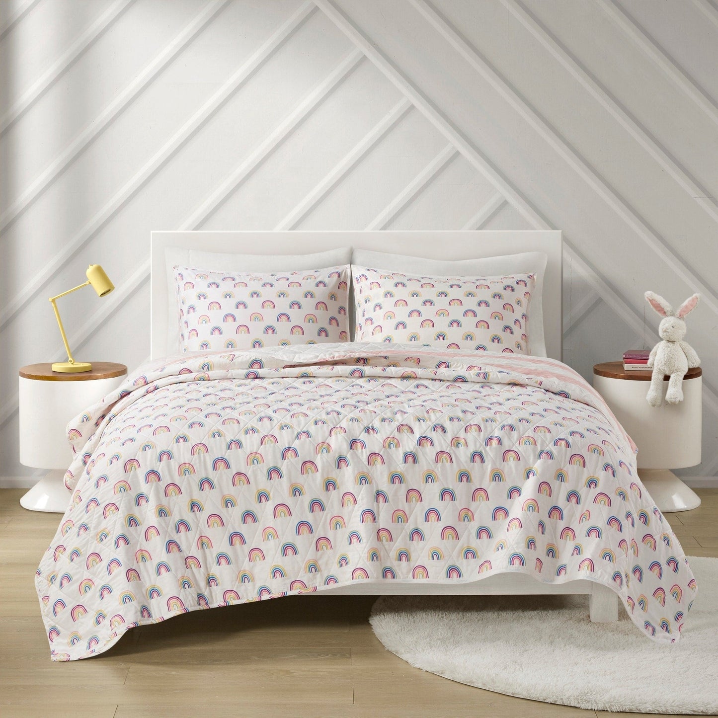 Urban Habitat Kids Dakota Cotton Cabana Stripe Reversible Quilt Set