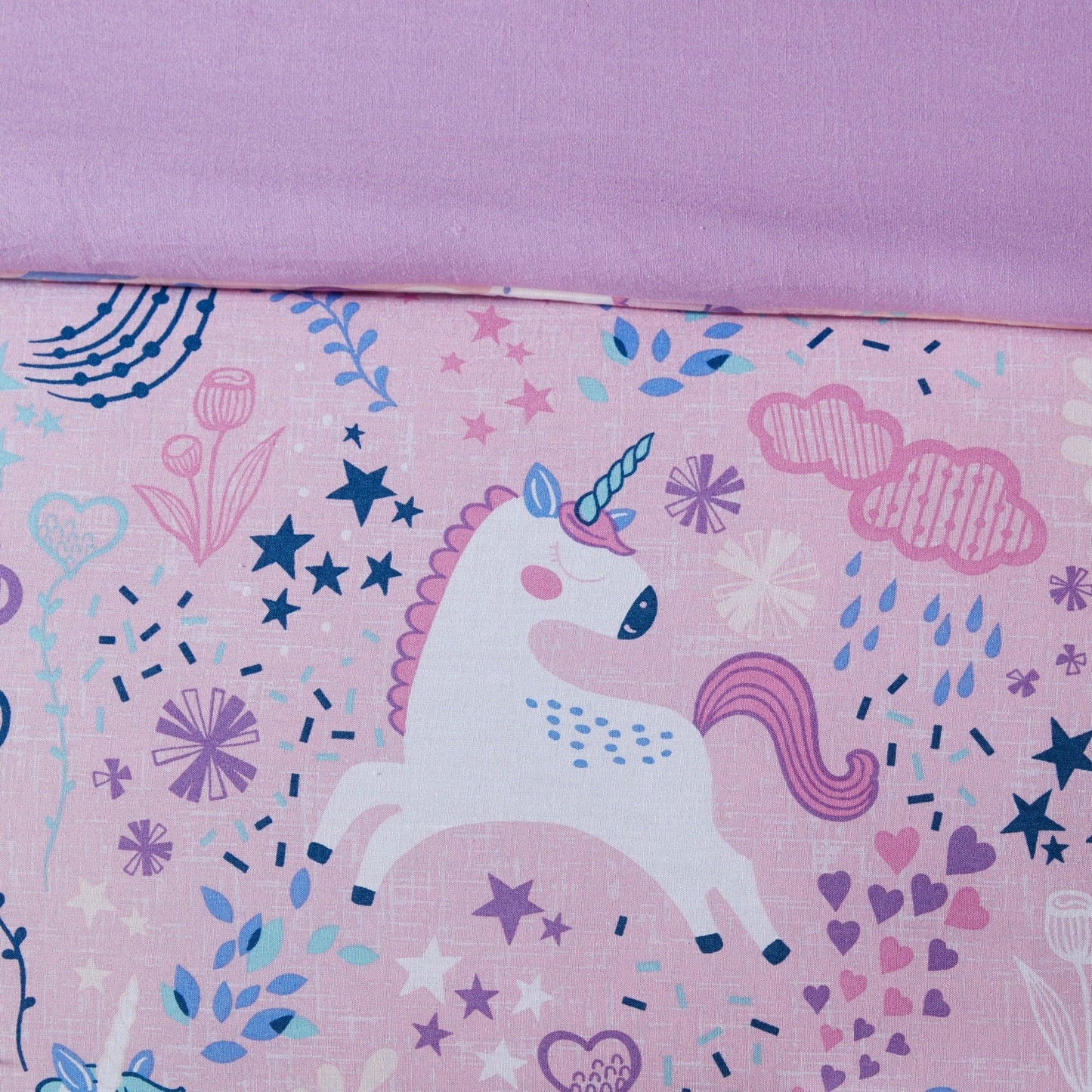 Intelligent Design Kids Ella Unicorn Cotton Comforter Set