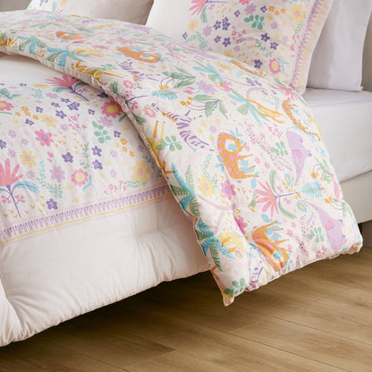 Intelligent Design Kids Thea Floral Reversible Cotton Comforter Set with Throw Pillow