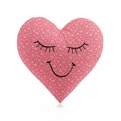 Urban Playground Heart Cotton Quilt Set with 2 Decorative Pillows