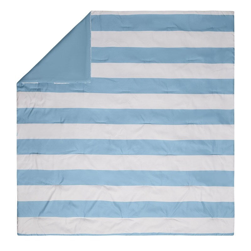Urban Playground Lavelle Blue/White Reversible Comforter Set