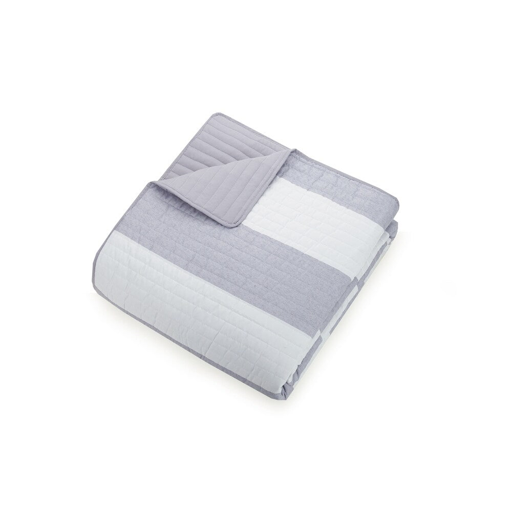 Urban Playground Lavelle Grey/White Quilt Set