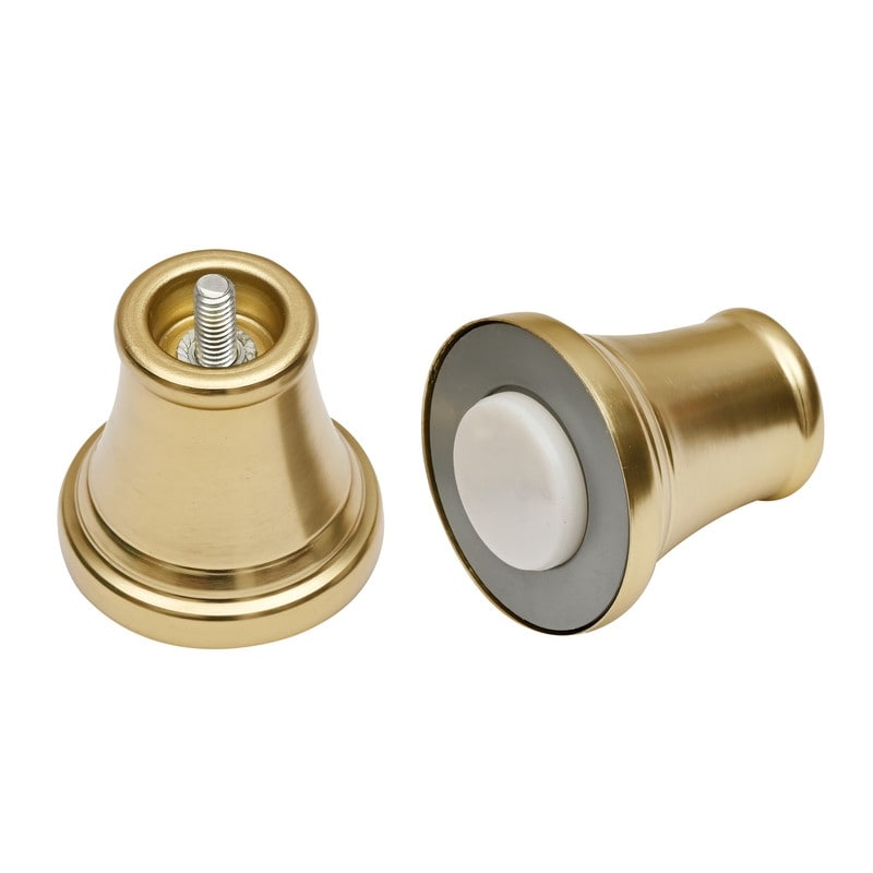 Utopia Alley Adjustable 72-Inch Shower Curtain Tension Rod - Rust-Proof Aluminum with Rubber End Cap, No Drill Installation