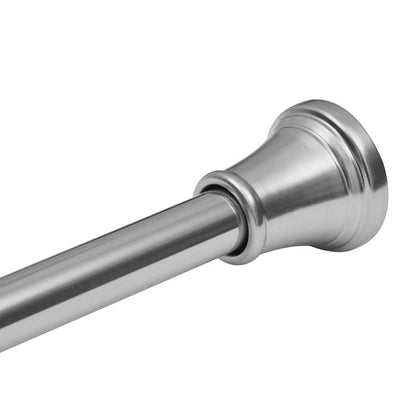 Utopia Alley Adjustable 72-Inch Shower Curtain Tension Rod - Rust-Proof Aluminum with Rubber End Cap, No Drill Installation